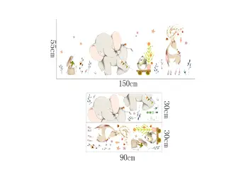 sticker copii happy friends model animale