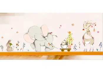 sticker copii happy friends model animale