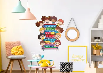 sticker copii model educativ alfabet ya0