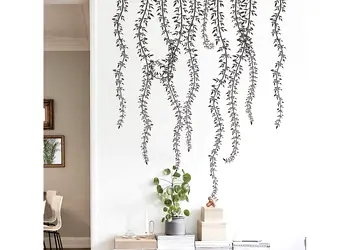 sticker decor cu liane negre