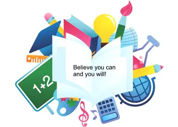 sticker decorativ Believe