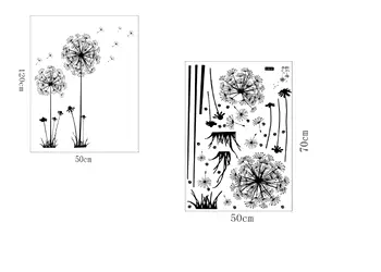 stickere perete papadie neagra