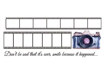 sticker decorativ pentru perete cu citati si rame foto folina s00