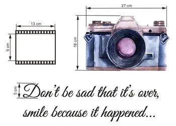 sticker decorativ pentru perete cu citati si rame foto folina s00