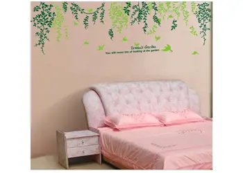 sticker dream garden folina crengi cu frunze verzi