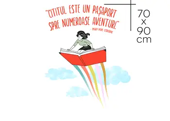 sticker educational cititul este un pasaport scoli gradinite s00