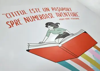 sticker educational cititul este un pasaport scoli gradinite s00