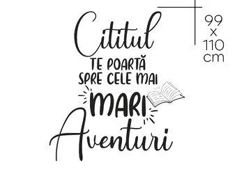 sticker educational cititul te poarta spre mari aventuri scoli gradinite s01