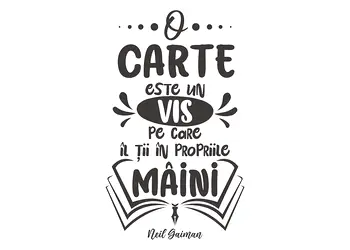 sticker educational copii citat neil gaiman scoli gradinite s1