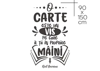 sticker educational copii citat neil gaiman scoli gradinite s1