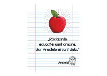 sticker educational radacinile educatei sunt amare scoli gradinite s00