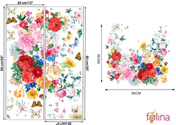 sticker flori colorate folina ksy43