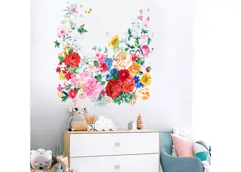 sticker flori colorate folina ksy43