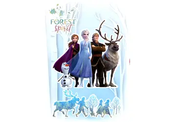 sticker frozen 2 forest spirit