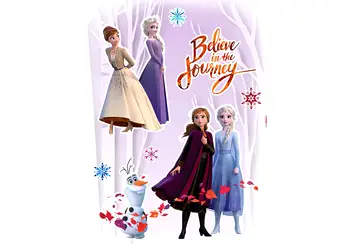 sticker frozen 2 komar believe in the journey