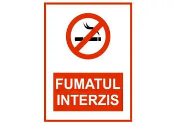 sticker fumatul interzis 23 15 cm