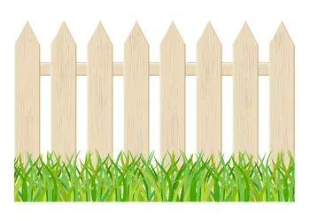 sticker gard cu iarba