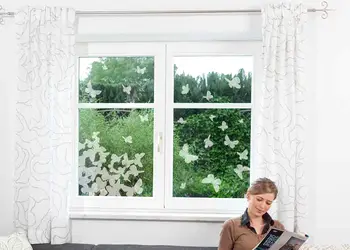 sticker geam fluturi