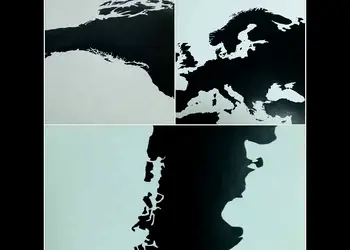 sticker grafic harta lumii