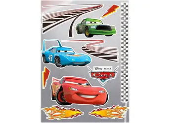 sticker masini cars komar pentru copii multicolor