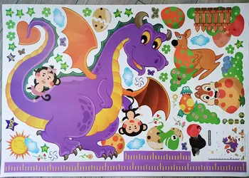 sticker metru copii folina model dinozaur