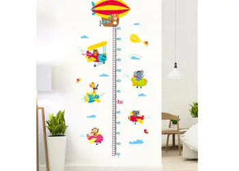 sticker metru copii folina model avioane colorate