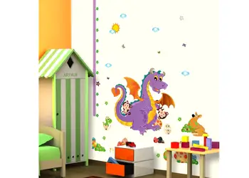 sticker metru copii folina model dinozaur