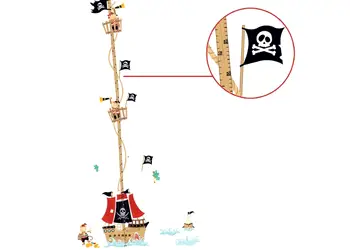 sticker metru copii folina vaporul piratilor