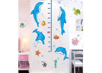 sticker metru folina model delfini