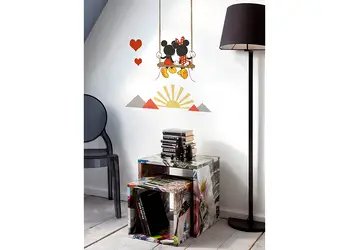 sticker mickey swing
