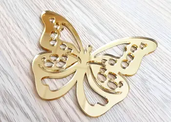 sticker oglinda aurie fluture