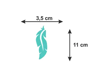 set 30 stickere pene colorate autoadezive multicolor