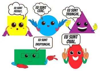 sticker pentru gradinita formele geometrice