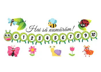 sticker pentru gradinita hai sa numaram