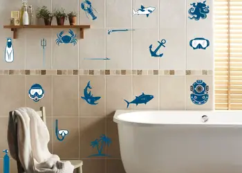 sticker perete baie dive folina1