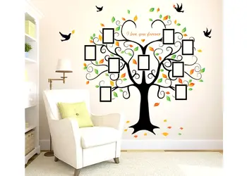 sticker perete copac folina decor galerie foto
