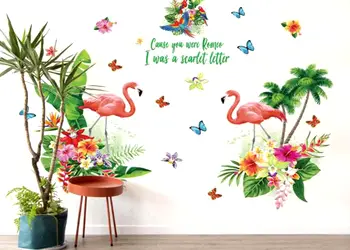 sticker perete decor tropical