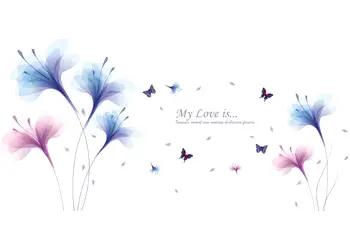 sticker perete floral Eva