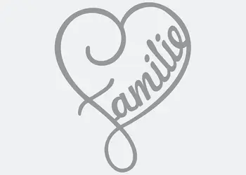 sticker perete gri familie