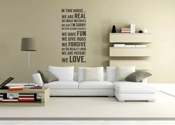 sticker perete house