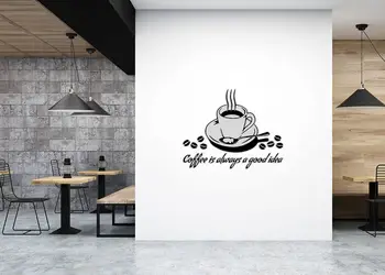 sticker perete idee cafea 1
