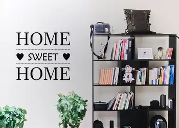 sticker perete maro home sweet home