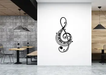 sticker perete note muzicale 1