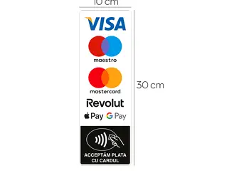 sticker plata cu cardul contactless spatii comerciale pos revolut s00
