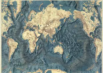 sticker poster relieful oceanelor