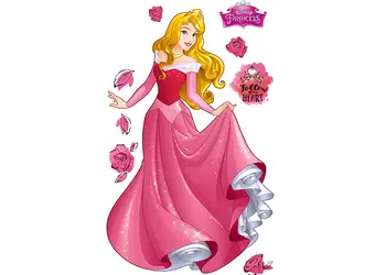 sticker printesa disney aurora