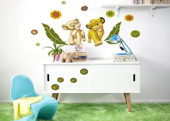 sticker regele leu simba si nala