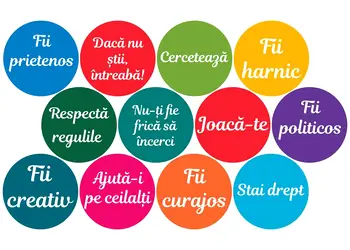 sticker regulile clasei