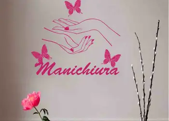 sticker salon manichiura