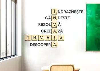 sticker scrubble cuvinte incrucisate educational pentru decor clasa s1